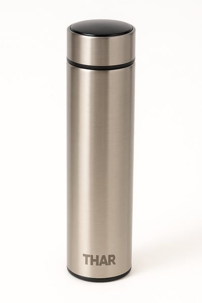 THAR Slimme Thermosfles 500ml – LCD Display & Dubbelwandig - RVS