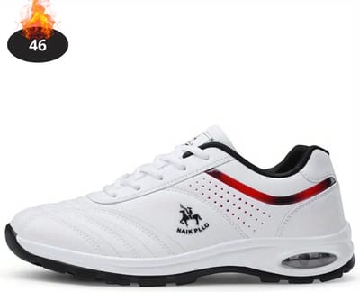 Livano Golfschoenen Heren - Golfkleding - Golfschoenen Antislip - Golfen - Wit - 46