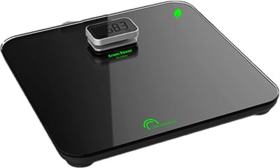 Kinetic Premium Personenweegschaal - Milieu-vriendelijke Weegschaal zonder Batterij - Tot 180 kg / 100 g