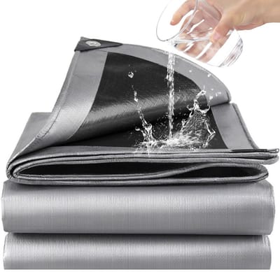 Unyqoos® Weerbestendig en stevig dekzeil voor tuin of camping 2m x 3m