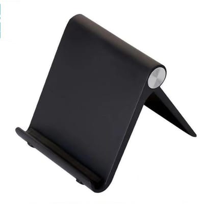 Bureaustandaard voor Tablet 7,9 tot 11 Inch, Verstelbare Opvouwbare Beugel Tabletstandaard voor Mobiele Telefoon Ondersteuning zwart