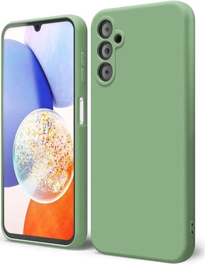 Hoesje met Camera Bescherming Geschikt voor Samsung Galaxy A14 | Back Cover | Dun | Flexibel TPU | Groen