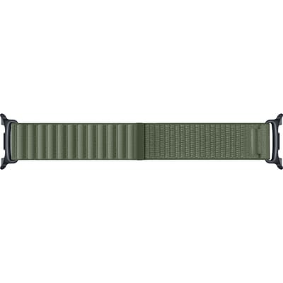 Originele Fabric Band voor de Samsung Galaxy Watch 9 (40/44mm) / Watch 8 (40/44mm) / Classic (46mm) - Maat S/M - Olive