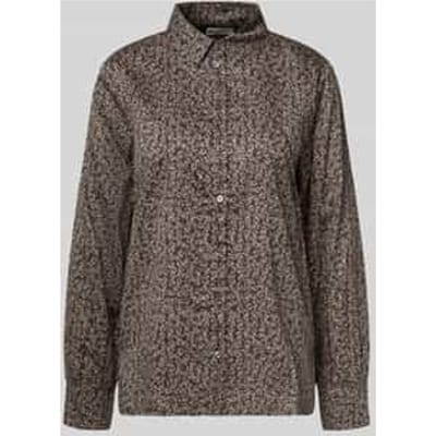 Relaxed fit overhemdblouse van puur katoen