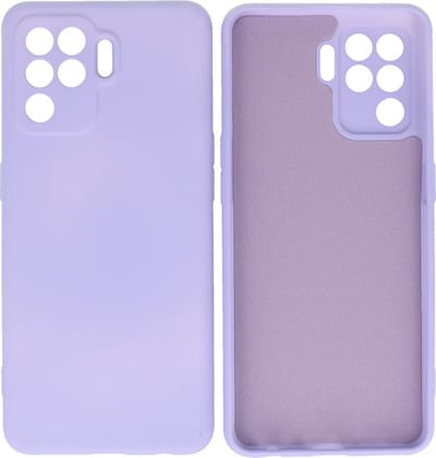 Fashion Backcover Telefoonhoesje - Color Hoesje - Geschikt voor Oppo A94 4G - Paars