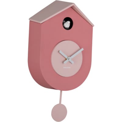 Karlsson - Wandklok Grato Cuckoo - Tan rose & soft pink