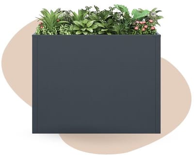 IVOL Plantenbak horeca - 100 x 50 x 77 cm - Antraciet