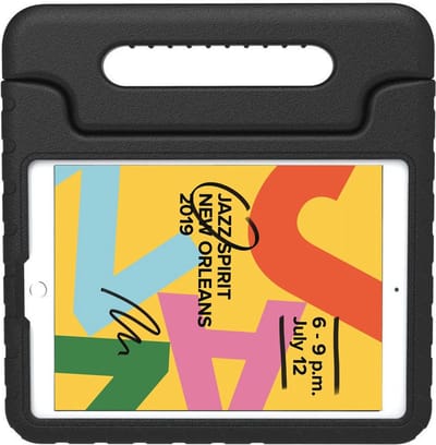Just in Case Kids Case Ultra EVA iPad 10.2 inch Hoes - Zwart Kindvriendelijk