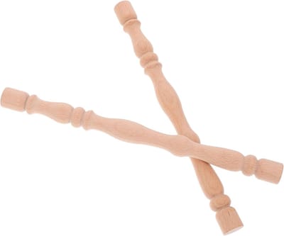 Houten Zuilen - Decoratieve Pilaren - Huis Projecten - Massief Hout - 26.6 cm Lang - Khaki