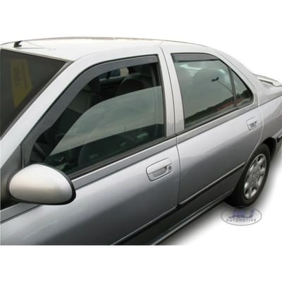 Déflecteurs d'air - J&J AUTOMOTIVE - Peugeot 406 - Fumé - Acrylique renforcé - Installation facile