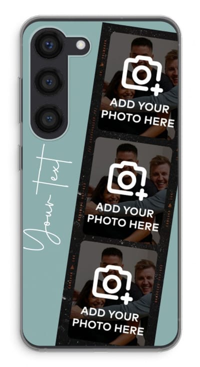 Gepersonaliseerd - Case Company® - Hoesje geschikt voor Samsung Galaxy S23 hoesje - Filmrol N°1 - Soft Cover Telefoonhoesje - Bescherming aan alle Kanten en Schermrand
