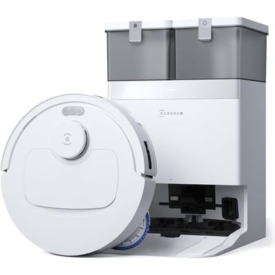 ECOVACS T30C Omni GEN2 - Aspirateur Robot Laveur avec Station - 25000Pa - Lavage a l'eau Chaude 75? - Serpilliere OZMO Turbo 2.0