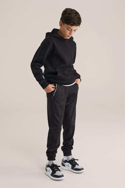 We Fashion Jogging Pants Black Maat: 98 | Broeken Outlet | Unisex | Zwart