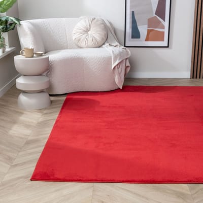 NATURL. Wasbaar vloerkleed - Vivid Rood - 120x170cm