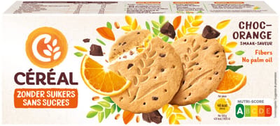 Céréal Zandkoekjes Chocolade & Sinaasappel - 6 x 132 gr - Voordeelverpakking