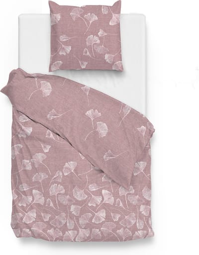 Zo!Home Ornella Dekbedovertrek - Eenpersoons - 140x200/220 cm - Pink