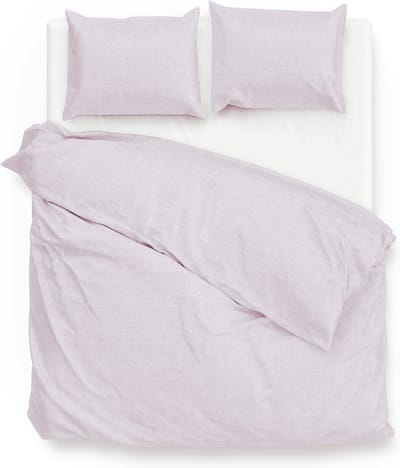 Zohome Lino Dekbedovertrek - Tweepersoons - Katoen - 200x200-220cm - Paars