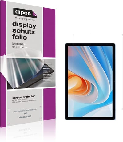 dipos – 2x Beschermfolie geschikt voor Itel VistaTab GO | Krasbestendige & heldere Screenprotector Ultra-Thin