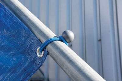 Extra Groot Waterdicht Afdekzeil 6x10 meter met Ringen