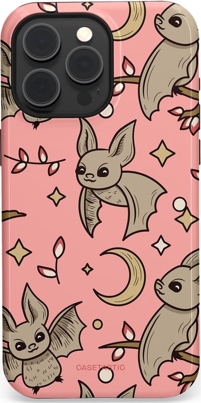 Casetastic Hoesje Geschikt voor Apple iPhone 15 Pro Max Magsafe - Stijlvolle Beschermende Duo-layer Case - Nachtelijke vlucht