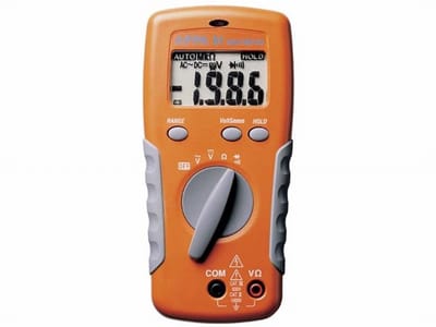 Multimeter - Spanning meter - Elektrische metingen - Veilig en nauwkeurig - 24x12x5.5 cm - Zwart