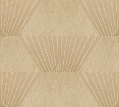 ART DECO BEHANG | Metallic Lijnenpatroon - goud geel - A.S. Création Titanium 3