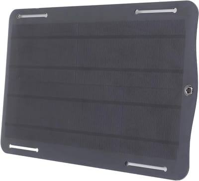 Draagbaar Zonnepaneel - Camping Paneel - Batterijen Opladen - Monokristallijn Silicium - 10W 18V - Zwart