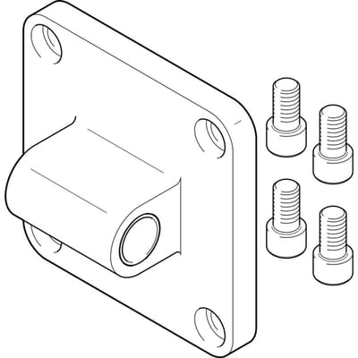 Festo Gaffel Flens Bouwgrootte 160 ISO 15552 - 151534 - P2GP7
