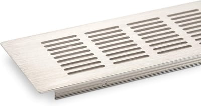 Ventilatierooster RVS-look 500 x 100 mm