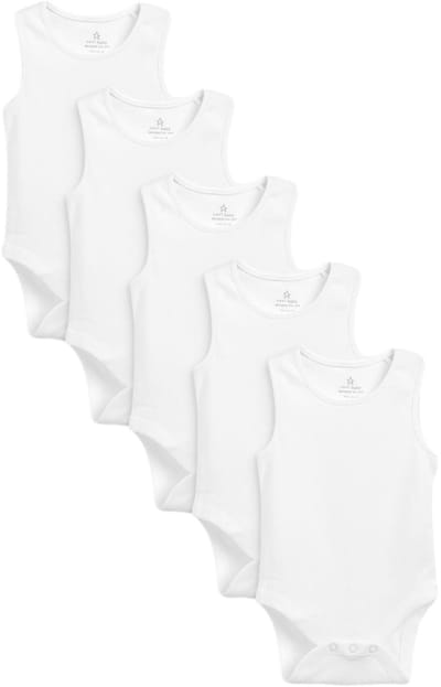 Next - Pasgeboren unisex - Babyrompertjes met hemdje - Wit