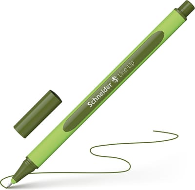 Schneider fineliner - Line-Up - lijnbreedte 0,4mm - olive-green - S-191024