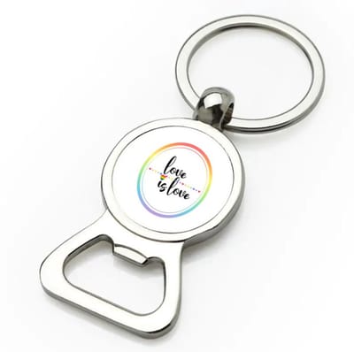 Akyol - lgbtq cadeau - flesopener - Lgbt - pride vlag - lgbtq cadeau - met opdruk - lgbt - pride month - lgbtq vlag - gay pride - met tekst - opdruk - leuke pride spullen - verjaardag - cadeau - gift - 9 bij 3 cm