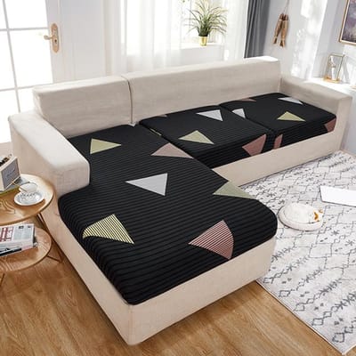 Bankzitkussenhoes voor woonkamer Stretch bedrukte bankhoes L-vorm hoekbankhoezen Funda bank elastische bankhoes Back Cushion Cover