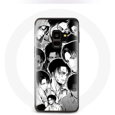 Samsung Galaxy S9 Case Aanval op Titan Manga Levi Ackerman