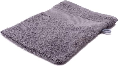 Arowell Washand Washandje 21 x 16 cm - 500 Gram - Lichtgrijs - 3 stuks