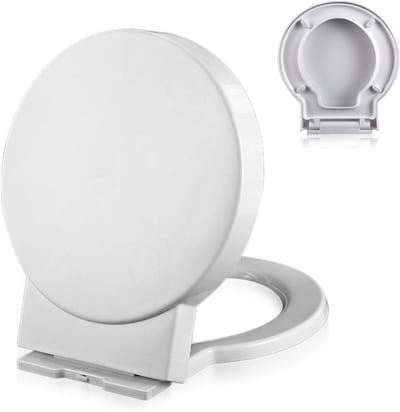 Toiletzitting - Toiletbril - Badkamer Upgrade - Zacht Sluitend Mechanisme - 44x39cm - Wit