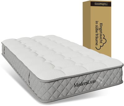Matras-90x200cm-H3 Gemiddelde Hardheid-7 zone-20cm dik-Pocketveringmatras-Polyestervezel-Ademend-Comfort-4 Handvatten