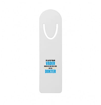 Hacebo® - Ik lijk op mijn vader metalen boekenlegger - liefste vader - cadeautje - verjaardagscadeau - verjaardag - cadeau voor papa - cadeau - kado - geschenk - gift - papa artikelen Bladwijzer boekenleggers - 12.7 cm x 3.2cm