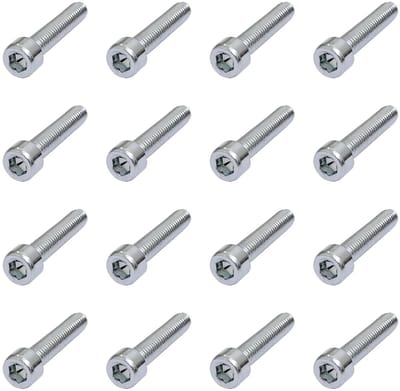 16x M5x25mm Torx Schroeven voor Zaagmachines, Geschikt voor STIHL TS400 TS410 TS420, Hoogwaardige Bevestigingsmaterialen