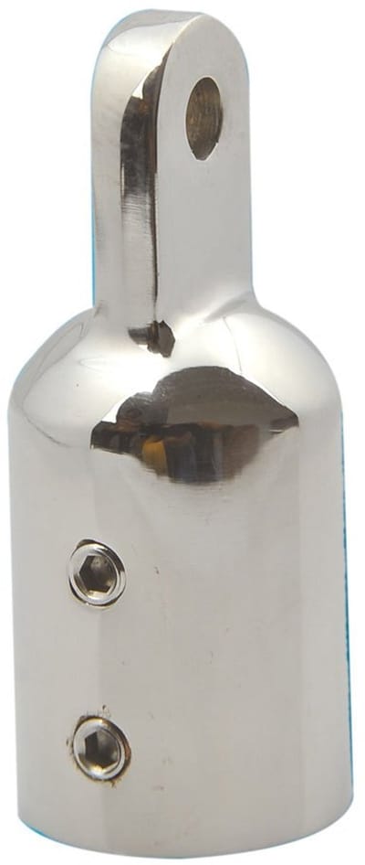 Oem Marine Roestvrij Staal Twee Bevestigingskorrels Buiseindkap Zilver 22 mm