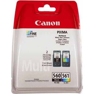 Canon Inktcartridge PG-560 / CL-561 Zwart + 3 kleuren Multipack