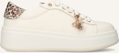 GIO+ Olivia Sneakers - Leer - Dames - Beige - Maat 38
