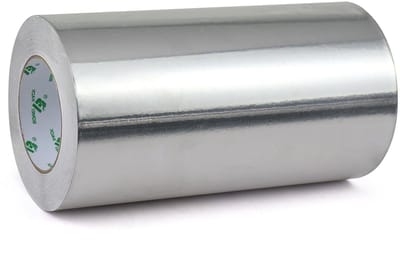 Aluminium Tape 250mm x 50m, Hittebestendig en Waterproof, Ideaal voor Reparatie van Metalen Oppervlakken en Diverse Klussen