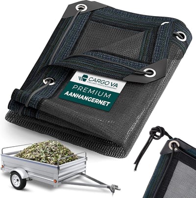 Dailygoods- Afdeknet Fijnmazig 2x3m - Aanhangernet - Ladingzekering - Rubber Koord - Tuinbouwervaring - Kwaliteit en Klanttevredenheid