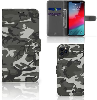 Apple iPhone 11 Pro Max Telefoon Hoesje Army Light
