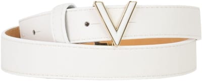 VALENTINO riem Glow Belt W105 Bianco / Oro wit