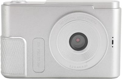 OmGoods - Dailygoody - Draagbare Compactcamera - Digitale Camera met 48 MP - Voorkom Schudden met 16x Zoom - Zilvere Kleur - 4K Video - Geschikt voor Reizen - C