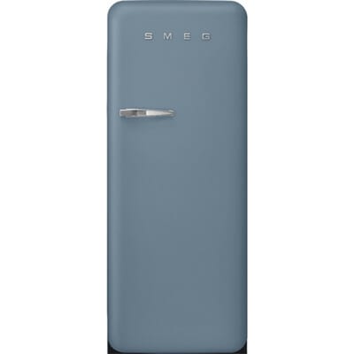 SMEG Koelkast Retro Vrijstaande ijskast Koelkast, Jaren 50, Enkeldeurs, Vrijstaand , Positie scharnier: Rechts, Storm Blue