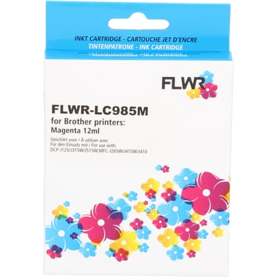 FLWR - Cartridges / Brother LC-985M / magenta / Geschikt voor Brother
