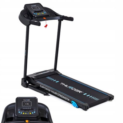 THUNDER Loopband - Opvouwbaar - 12,8 km/u - 3 hellingsniveaus - 110 kg - THUNDER TS-G8000